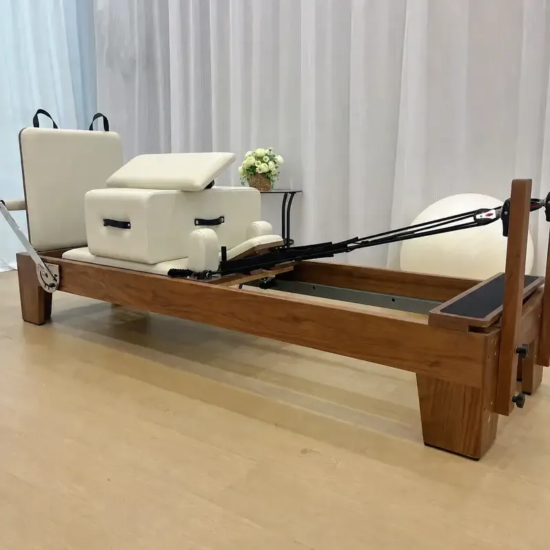 Пилатес реформър от орех IM Pilates WD-W-202, изглед 3