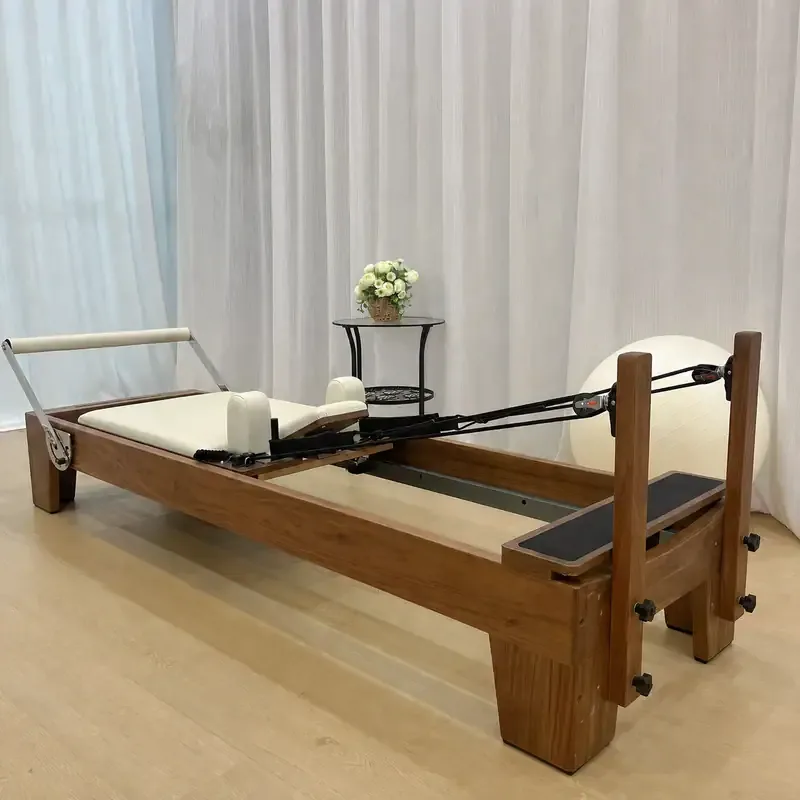 Пилатес реформър от орех IM Pilates WD-W-202, изглед 4