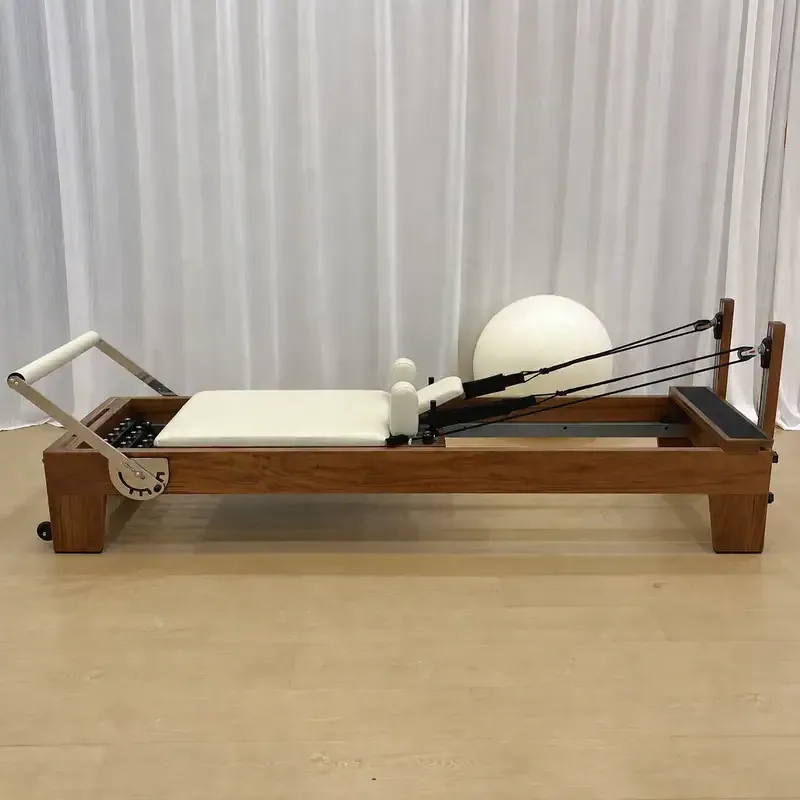 Пилатес реформър от орех IM Pilates WD-W-202, изглед 5